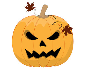 carved lantern pumpkin for halloween