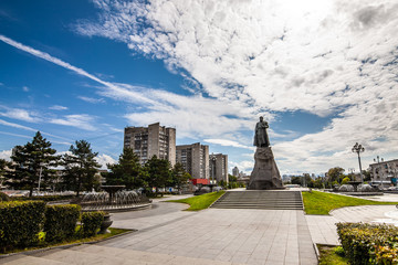 Monument to Khabarov the founder of Khabarovsk