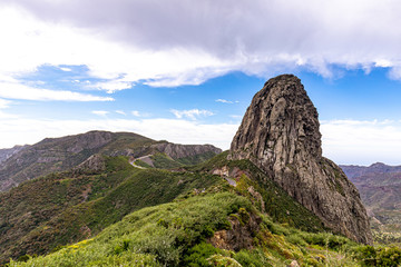 Roque de Agando auf La Gomera