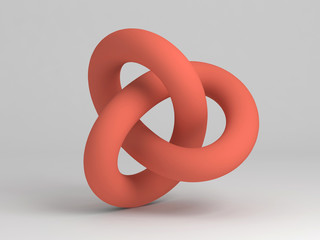 Geometrical representation of red torus knot