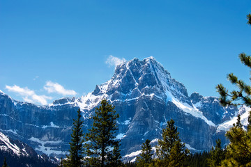 Canadian Rocky Mountains Snow Capped