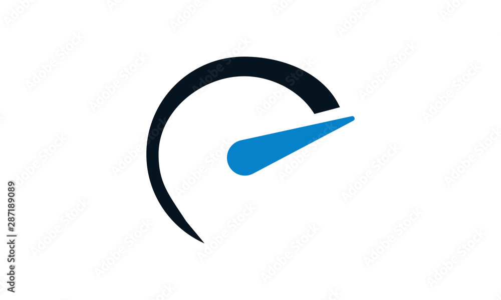 Aufkleber speed icon for performance and optimization-related websites