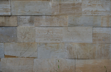 Wall of stone as texture and background