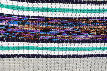 View of Ribbon Woven Carpet