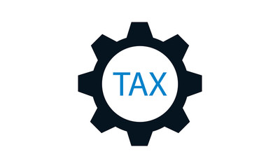 Tax service icon for finance and tax-related websites