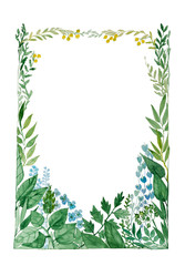 Floral Wreath In Watercolor - 287189436