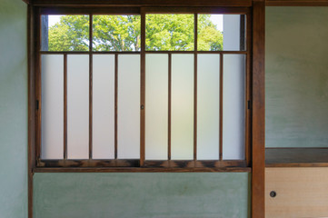 和室の窓　日本の住宅