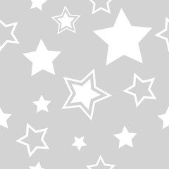 stars seamless geometric abstract pattern