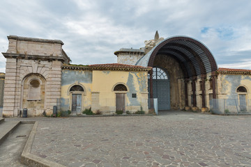 Gateway to the Big Port of Livorno, Italy.