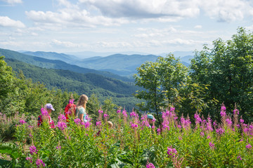 Na górskim szlaku, Bieszczady Okrąglik