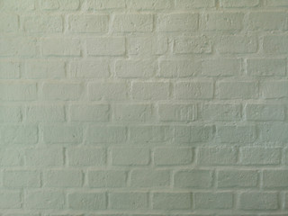 Brick wall block paint white color rough surface texture material background Weld the joints with cement grout