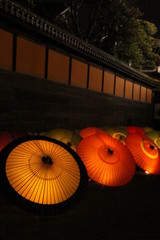 行灯祭り　和傘