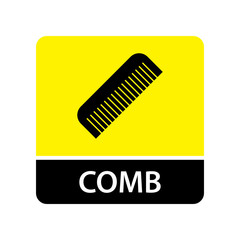 Comb icon for web and mobile