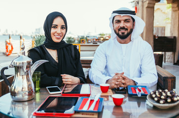 Couple enjoying weekend together in Dubai