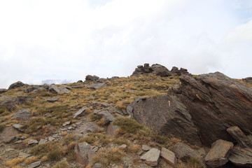 Fototapeta na wymiar Almuñecar y Sierra Nevada