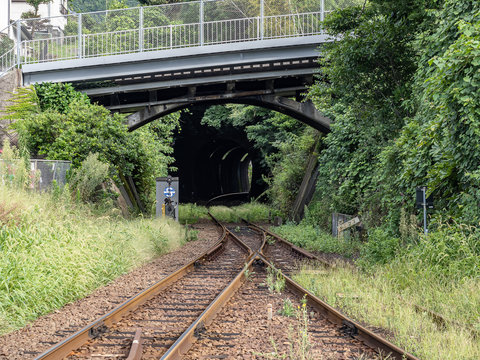 Matsuura line Sasebo train tunnel