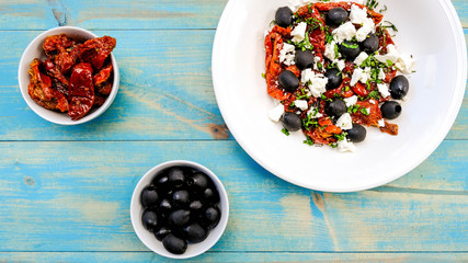 Traditional Healthy Greek Style Salad