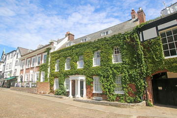 Street in Exeter Cathedral Close