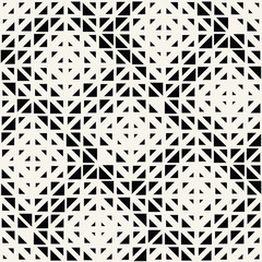 abstract seamless geometric triangle vector pattern, modern background texture, trendy fashion pillow design