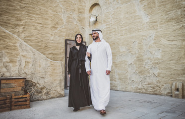 Couple enjoying weekend together in Dubai