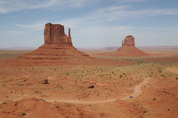 Fototapeta na wymiar in USA inside the monument valley