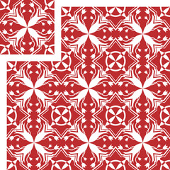 Vector seamless pattern. Arab tile texture, decorative wallpaper, book cover