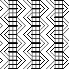 Design seamless monochrome grid pattern