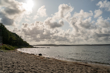 beach in Sweden on a sunny day