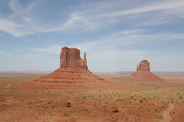 in USA inside the monument valley