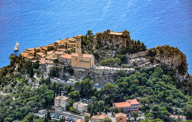 Obraz premium view of Eze village, France