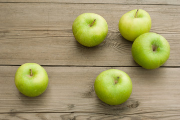Green apples