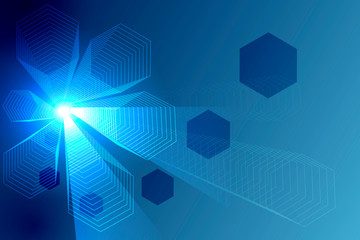 Blockchain network concept , Distributed ledger, computer connection technology, matrix coded background.