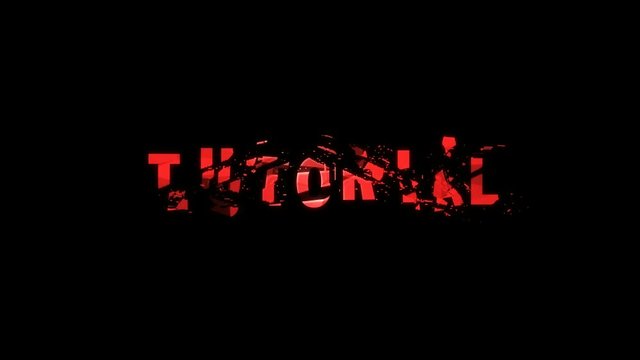 Tutorial intro.
