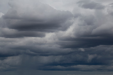 Obraz premium Dark storm clouds background. Nature concept.