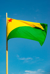 A beautiful view of brazil state flag (bandeira do Acre).