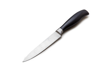 Kitchen knife isolated on white