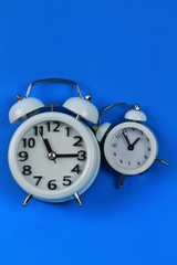 Clock marking winter time change