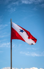 A beautiful view of Brazil state flag (Bandeira do Pará).