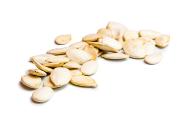 Beautiful ripe orange pumpkin