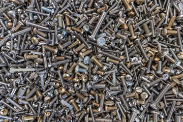 pile of screws and bolts
