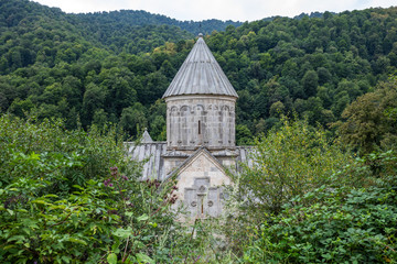 Fototapeta na wymiar Haghartsin Monastery. Dilijan , Armenia . Church . 