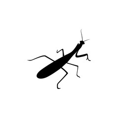 Grasshopper Logo Design Vector Illustration. Grasshopper Design Template