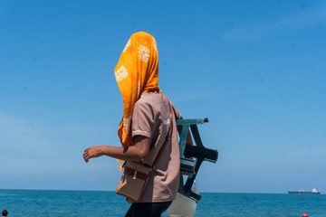 Dia soleado en la playa de Santa Marta