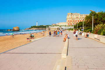 La Grande Plage beach, Biarritz