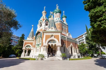Photo sur Plexiglas Nice St Nicholas Orthodox Cathedral, Nice