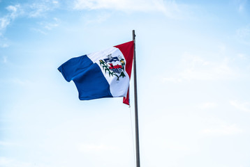 A beautiful view of brazil state flag (bandeira de alagoas)