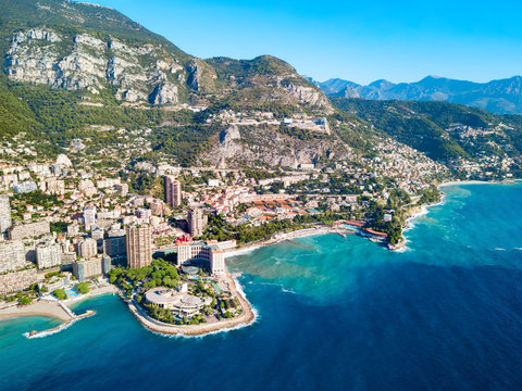 Monte Carlo, Monaco Aerial View