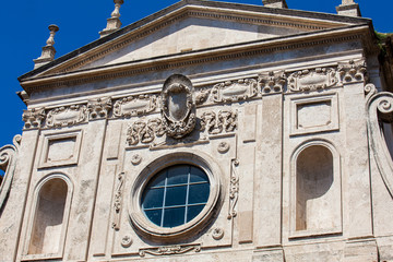 The beautiful church of Santa Caterina dei Funari in Rome
