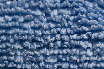 Macro photo of used microfibre cloth