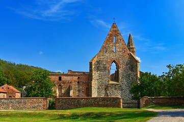 Fototapeta na wymiar Rosa Coeli monastery in Dolni Kounice, Czech Republic